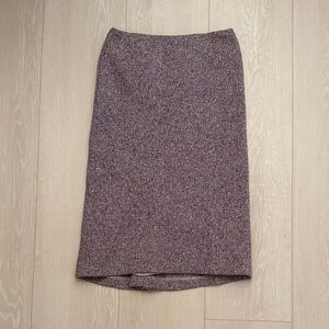 French Connection Tweed Pencil Wool Blend Skirt